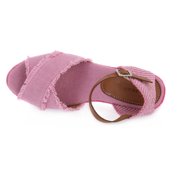 Sandaalit Frau Babol Canvas Vintage Vaaleanpunaiset 37