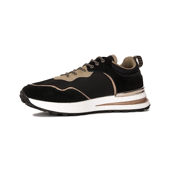 Sneakers low U.S. Polo Assn SOFIA002BLKBEI01 Sort,Guld 37