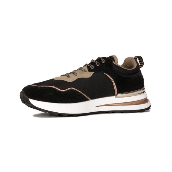 Sneakers low U.S. Polo Assn SOFIA002BLKBEI01 Sort,Guld 38