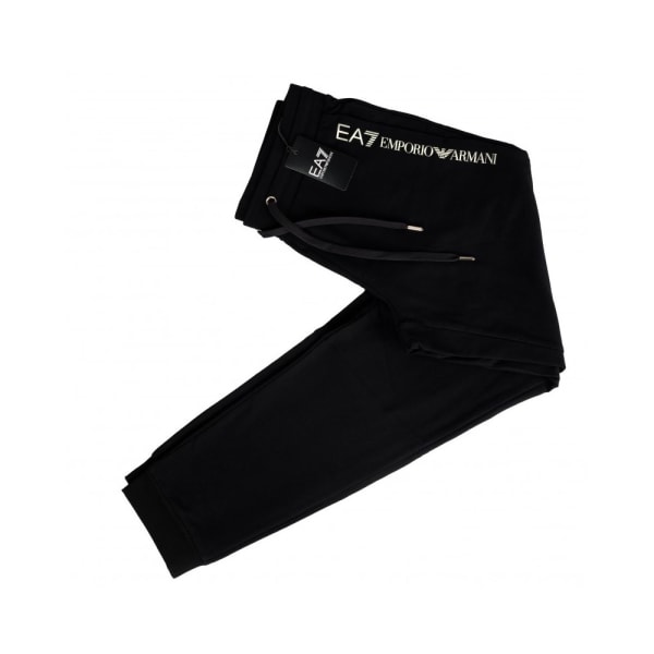 Housut Armani Ea7 Damskie Spodnie Dresowe Blackgold Mustat 176 - 181 cm/XL