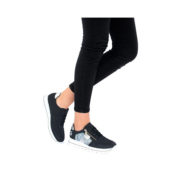 Sneakers low Rieker L331214 Sort 36