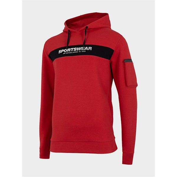 Puserot je Fleecet 4F BLM015 Punainen 185 - 188 cm/XXL