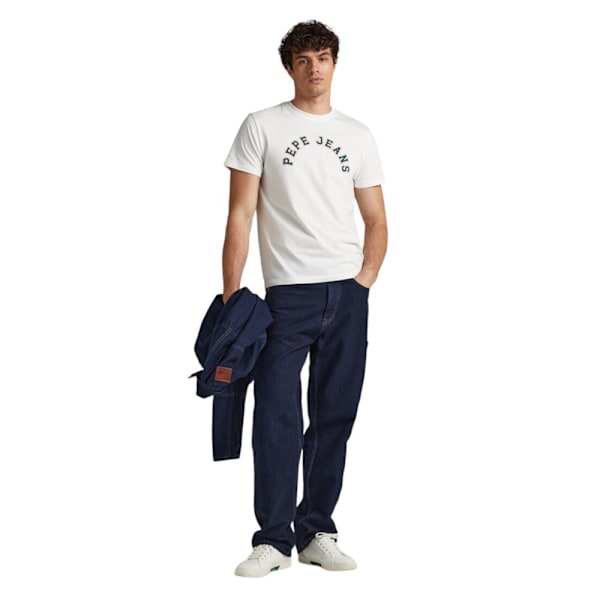 T-shirts Pepe Jeans WESTEND TEE FUTURE ECRU Hvid 176 - 181 cm/L