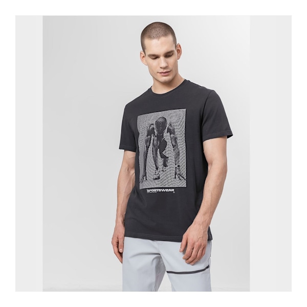 Shirts 4F TSM035 Gråa 176 - 179 cm/M