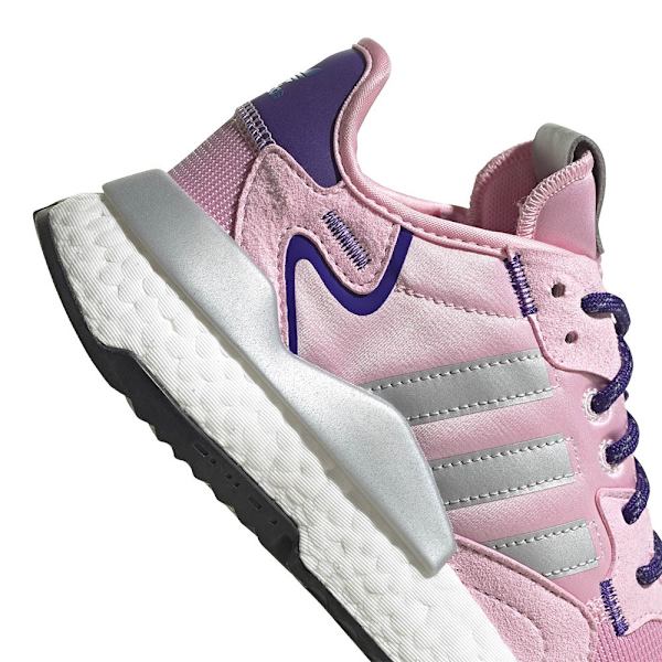 Lågskor Adidas Nite Jogger W Gråa,Rosa 36 2/3