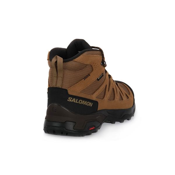 Sko Salomon X Ward Leather Gtx Brun,Sort 2/3 e00f | Bruna,Svarta | 44.6 | Fyndiq