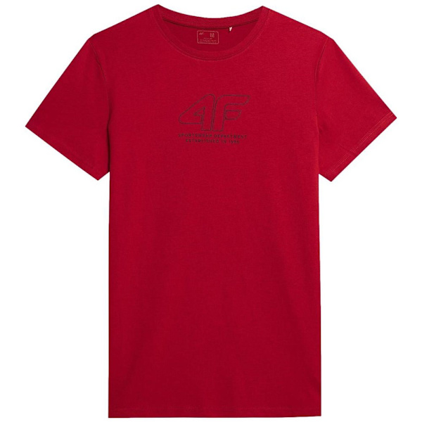 T-paidat 4F H4L22TSM01661S Punainen 182 - 185 cm/XL