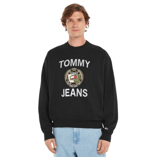 Sweatshirts Tommy Hilfiger DM0DM16376BDS Svarta 179 - 183 cm/L