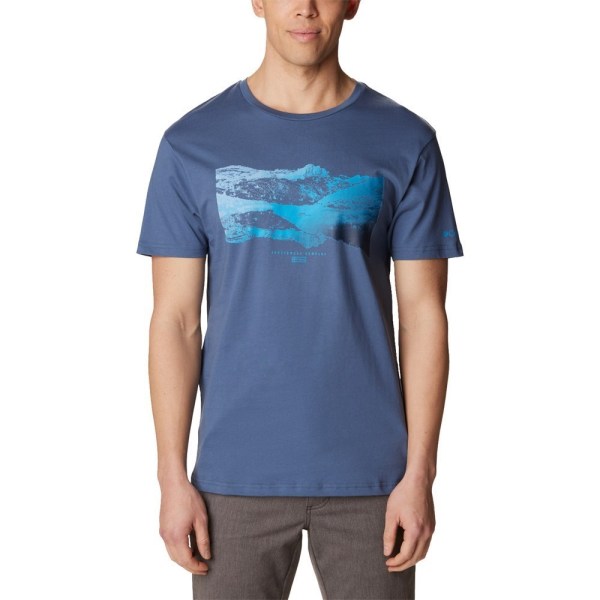 T-shirts Columbia Path Lake II Graphic Tee Flåde 173 - 177 cm/S