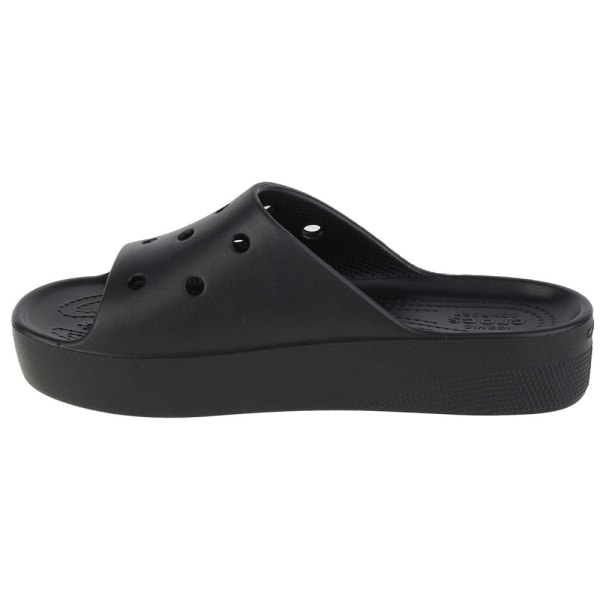 Tofflor Crocs Classic Platform Slide Svarta 34