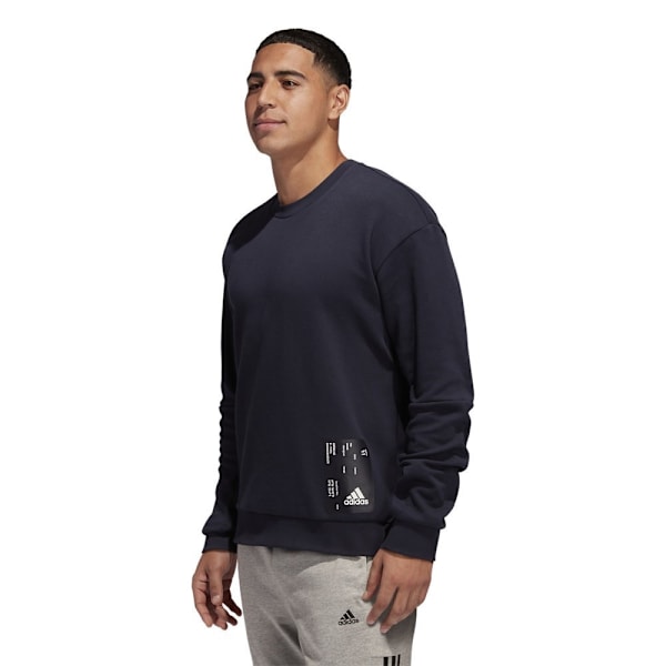 Sweatshirts Adidas Tech Graphic Crew Sort 182 - 187 cm/XL