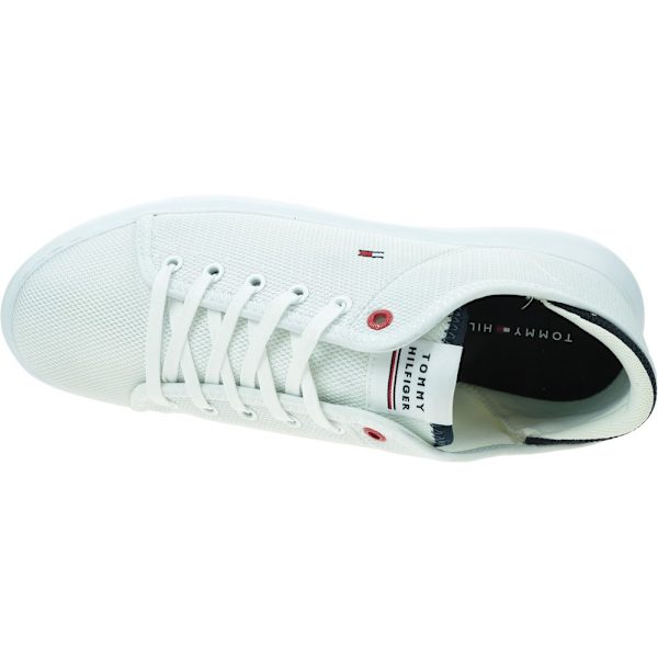 Puolikengät Tommy Hilfiger Lightweight Textile Cupsole Valkoiset 42
