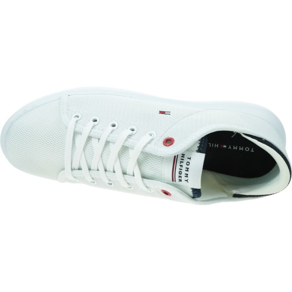 Puolikengät Tommy Hilfiger Lightweight Textile Cupsole Valkoiset 43