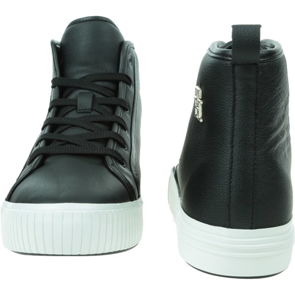 Sko Tommy Hilfiger Vulc Leather Sneaker Hi Sort 39