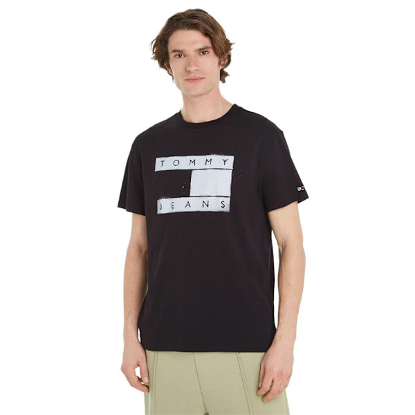 T-shirts Tommy Hilfiger DM0DM17715BDS Sort 179 - 183 cm/L