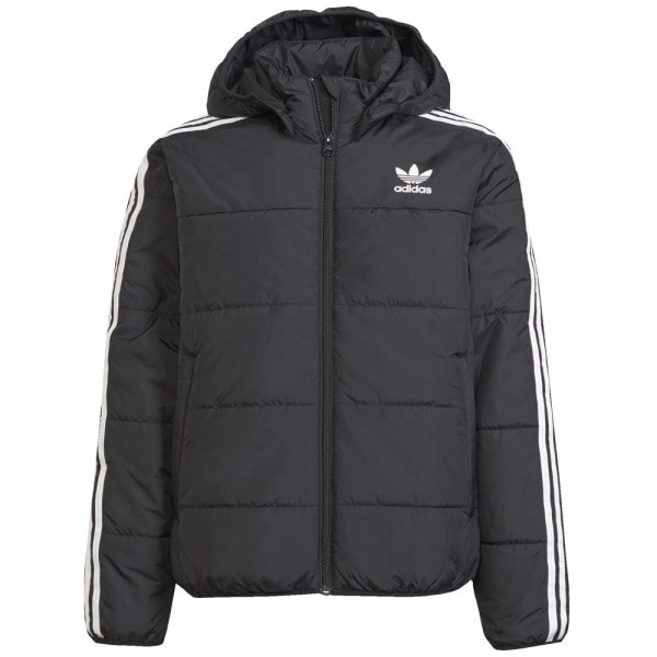 takki Adidas Padded Jacket Mustat 135 - 140 cm/9 - 10 år