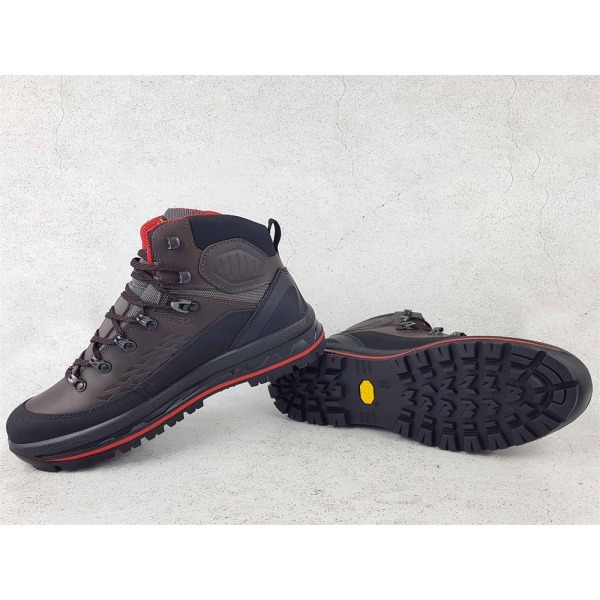 Sko Grisport Marrone Dakar Trekking Grafit 43