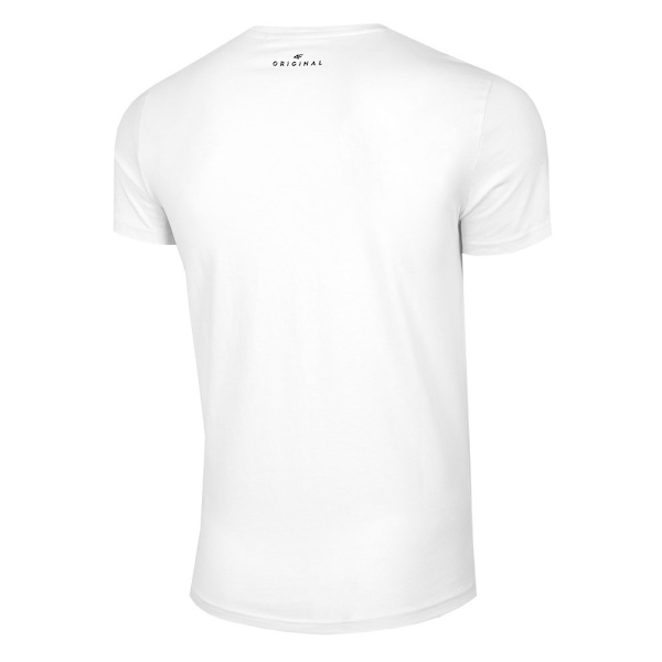 T-paidat 4F TSM019 Valkoiset 176 - 179 cm/M