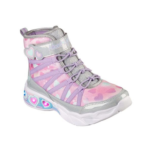 Kengät Skechers Sweetheart Lights Violetit,Vaaleanpunaiset,Harmaat 31