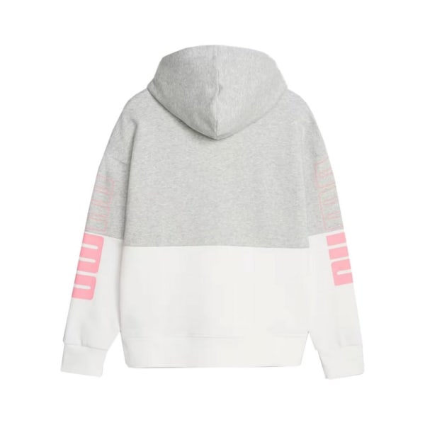 Sweatshirts Puma Power Colorblock Vit,Gråa 170 - 175 cm/M