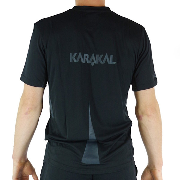 T-shirts Karakal Pro Tour Sort 183 - 187 cm/L