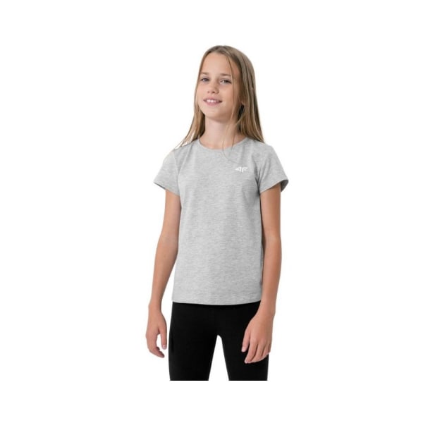 T-shirts 4F JTSD001 Grå 128 - 133 cm