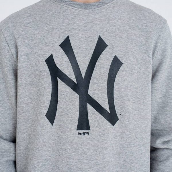 Sweatshirts New Era New York Yankees Mlb Team Gråa 178 - 182 cm/M