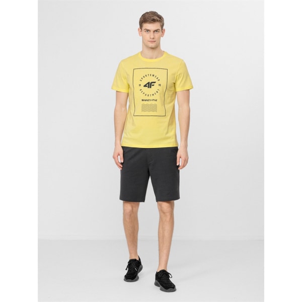 T-shirts 4F H4L22TSM03373S Gul 179 - 182 cm/L