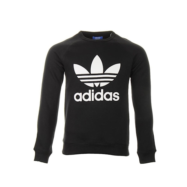 Sweatshirts Adidas Trefoil Crew Sort,Hvid 182 - 187 cm/XL