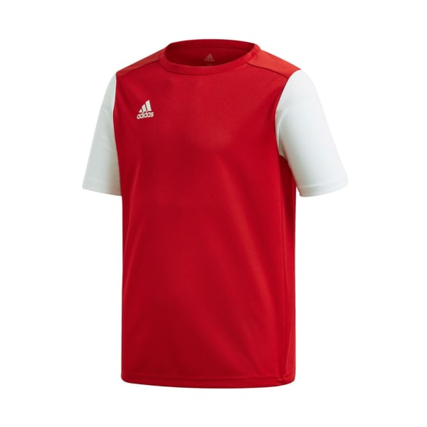 Shirts Adidas JR Estro 19 Vit,Röda 135 - 140 cm/S