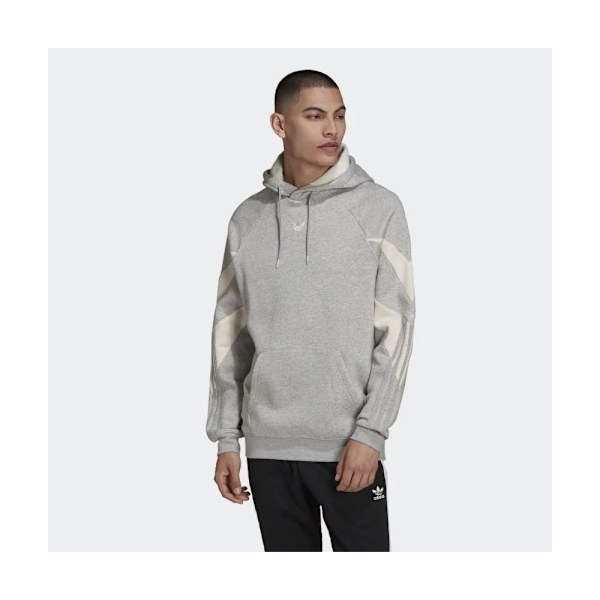 Sweatshirts Adidas Shark Hoodie Graa 170 175 cm M Graa 170 175 cm M Fyndiq