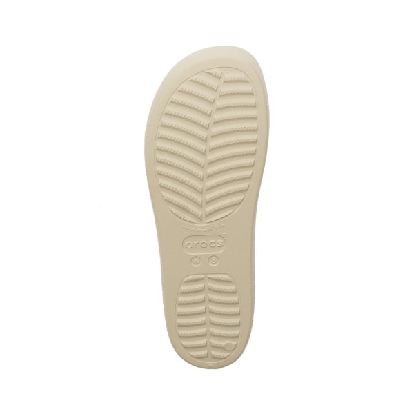 Tøffel Crocs Platform Slide Beige 36