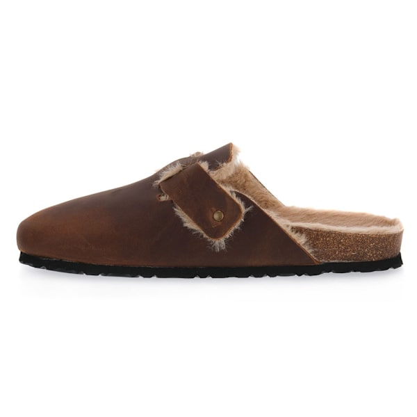 Tøffel Frau Crazy Cognac Brun 41