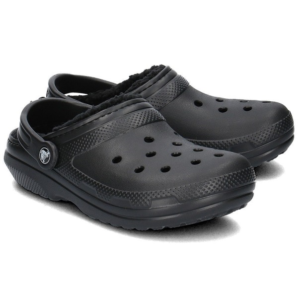 Puukengät Crocs Classic Lined Clog Unisex Mustat 41