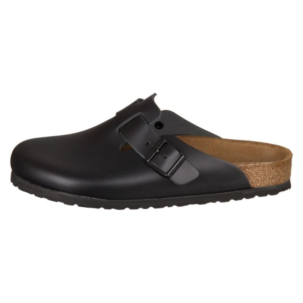 Træsko Birkenstock Boston Leder Sort 40