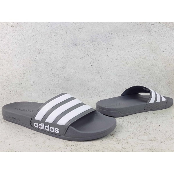 Tøffel Adidas Adilette Hvid,Sort 42