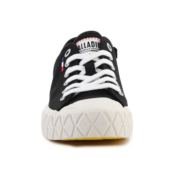 Lenkkitossut Palladium Palla Ace Canavas Blackwhite Asparagus Mustat 39