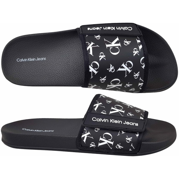 Tøffel Calvin Klein V3B0806341172999 Sort 29