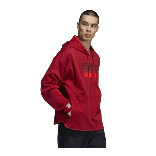 Sweatshirts Adidas DM Inno Hoody Röda 182 - 187 cm/XL