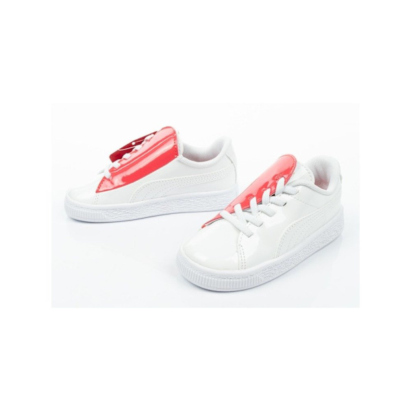 Lågskor Puma Basket Crush Patent Vit 26
