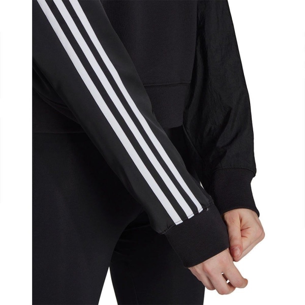 Sweatshirts Adidas Adicolor Split Trefoil Hoodie Svarta 158 - 163 cm/S