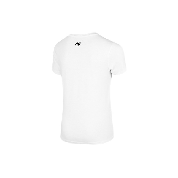 T-paidat 4F JTSM001 Valkoiset 122 - 127 cm