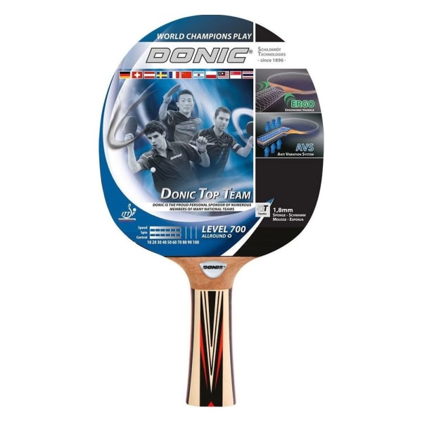 Rackets Donic Top Team 700 Flåde,Sort