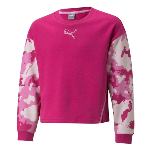 Puserot je Fleecet Puma Alpha Crew Vaaleanpunaiset 176 - 181 cm/M
