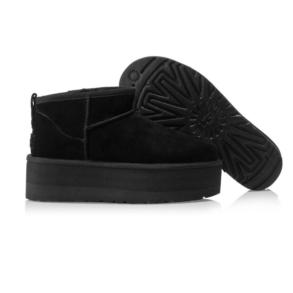 Textilväv UGG Classic Platform Svarta 40