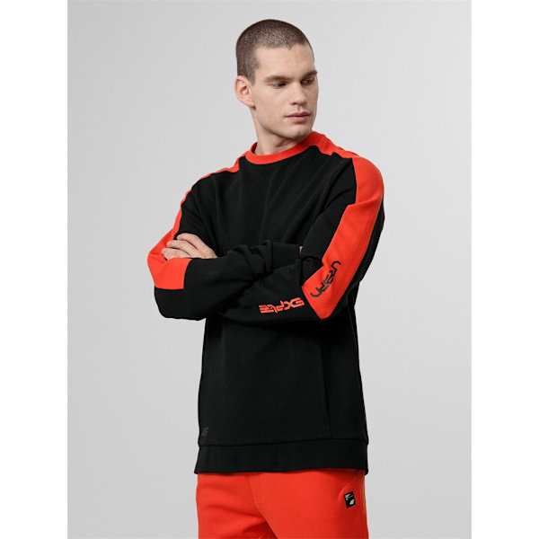 Sweatshirts 4F BLM011 Sort 173 - 176 cm/S