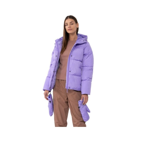 takki 4F 4FAW23TDJAF23451S Violetit 168 - 171 cm/M