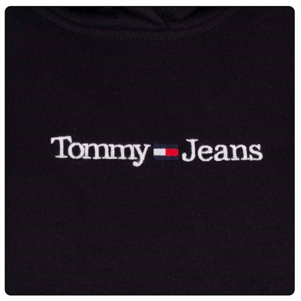 Puserot je Fleecet Tommy Hilfiger TJW REG SERIF LINEAR Mustat 163 - 167 cm/S