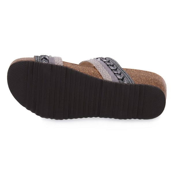 Tøffel Grünland Canna 70MEMI Grå,Beige 39