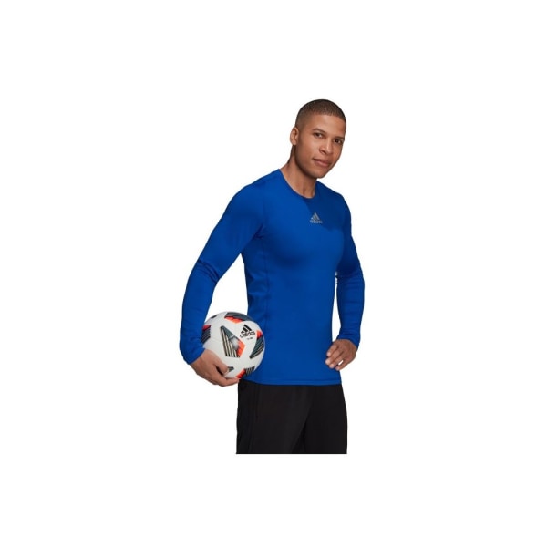 Shirts Adidas Techfit Warm M Blå 170 - 175 cm/M